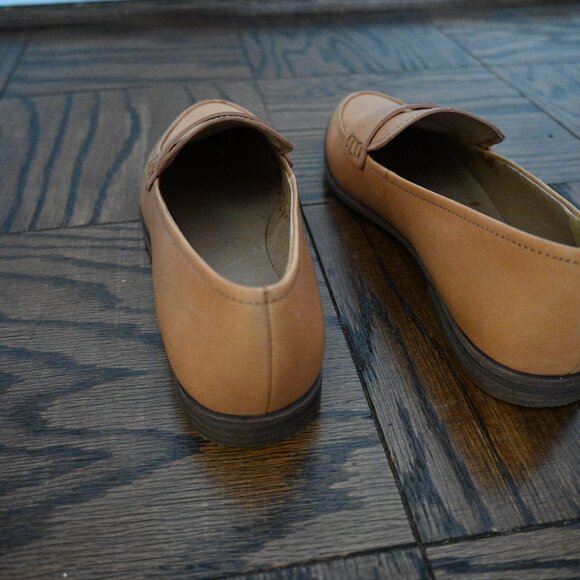 Madewell Leather Loafers – Camel/Sand – Size 9 - Picture 3 of 8